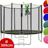 Trampolin - mit Sicherheitsnetz, Leiter, Randabdeckung, 305 Produktbild-Vorschau 1