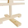 vidaXL Arbre de Noël en bois à décorer 90 cm Pin massif Voir les images du produit 13