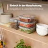 classbach® Frischhaltedosen Glas mit Deckel | 2er Set | für Produktbild-Vorschau 7