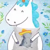 Mr. & Mrs. Panda Deko Kissen Axolotl Tequila - Grau Pastell Produktbild-Vorschau 2