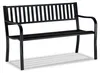 Banc de jardin Relaxdays, confortable banc 2 places, banc Voir les images du produit 9
