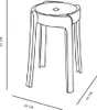Kunststoffhocker EQUIPMENT Produktbild-Vorschau 4