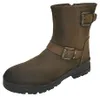 Camel Active: Scarpe da uomo, stivali marroni con fodera Anteprima dell’immagine prodotto 3