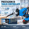 Sega a gattuccio a batteria 21V, 0–3000 corse/min, corsa 13 Anteprima dell’immagine prodotto 4