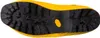 Sohle des La Sportiva G5 Evo Bergschuhs für Damen; mit rutschfestem Profil und gelber Farbe. Voir les images du produit
