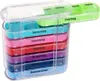 Schramm® Tablettenbox bunt mit bunten Schiebern für 7 Tage Produktbild-Vorschau 2
