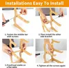 Instructions for assembling a wooden stand. Produktbild-Vorschau