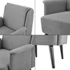 Polstersessel ’Edling’ Holz 83 x 73 x 75 cm Grau Produktbild-Vorschau 7