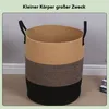 Wäschekörbe Wäschesammler mit Henkel, H50cm, Wäschesack, Produktbild-Vorschau 6