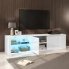 okwish TV-Schrank,Lowboard mit LED Beleuchtung und 3 Produktbild-Vorschau 1