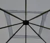 Ersatzbezug für Dach Pergola Pavillon Calpe 4x4m  hellgrau Produktbild-Vorschau 3