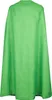 A green cape is shown from the back, hanging straight down. Náhľad obrázku produktu
