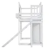 Kinder-Etagenbett mit Rutsche & Schrank – 3-in-1 Design mit Produktbild-Vorschau 12