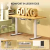FLEXISPOT QE1 Höhenverstellbarer Schreibtisch 120x60cm Produktbild-Vorschau 6