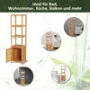 HOMCOM Badschrank Badezimmerschrank mit 3 offenen Fächern Produktbild-Vorschau 6