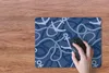MuchoWow® Mauspad Mousepad Muster - Anker - Seil 40x30 cm - Produktbild-Vorschau 4