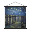 MuchoWow® Textilposter Sternennacht über dem Orsay Paris - Produktbild-Vorschau 1