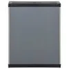 vidaXL Bac à déchets gris et noir 68x40x85 cm PP Voir les images du produit 4