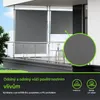 Tenda da sole verticale da esterno HLS023-3, 200 x 270 cm, Anteprima dell’immagine prodotto 4
