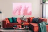 MuchoWow® Poster Pflanzen - Blätter - Rosa 120x90 cm - Produktbild-Vorschau 2