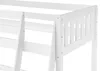 Kieferholzbett Hochbett Stockbett 90x200 aus Kiefer weiß Produktbild-Vorschau 7