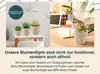 uandu 3er Blumentopf Set. 3 Größen. Blumenständer, Deko, Produktbild-Vorschau 3