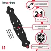 KOTARBAU® Ladenband Türbänder 100 x 100 x 35 mm aus Produktbild-Vorschau 5