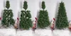 A collage of four images showing a Christmas tree in different stages of fullness, from sparse to full. Podgląd zdjęcia produktu