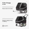 Klarfit príves pre psa na bicykel s objemom 324 l XXL, Náhľad obrázku produktu 3