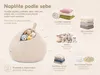 Fodera per pouf Flumi per peluche, pouf per sedersi, Anteprima dell’immagine prodotto 3