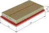 Luftfilter BOSCH F 026 400 674 für TOYOTA Corolla XII Kombi Produktbild-Vorschau 5