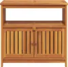 vidaXL Záhradný konzolový stôl 80x35x75 cm Masívne drevo Náhľad obrázku produktu 5