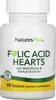 Natures Plus Folic Acid Hearts- 90 Tabletten Produktbild-Vorschau 1