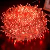 A close-up, tightly wound ball of red LED string lights. Náhľad obrázku produktu