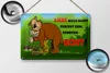 Blechschild Spruch 30x20cm Liebe nicht perfekt sondern echt Produktbild-Vorschau 2