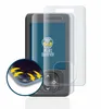 A product shot of screen protectors for a Dexcom G7 CGM device, with a close-up inset showing the texture and arrows indicating protection. Produktbild-Vorschau