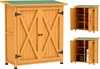 Armoire de jardin Outsunny en bois, armoire à outils, abri Voir les images du produit 1