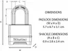 Zamek szyfrowy Master Lock ocynk 56mm czarny M178EURDLF Podgląd zdjęcia produktu 15