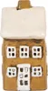 Clayre & Eef Portacandele House 8x7x15 cm in Vetroceramica Anteprima dell’immagine prodotto 1