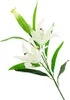Lys Blanc Fleurs artificielles Branche de lys Voir les images du produit 3