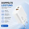 40W USB-C GaN Ladegerät - Dual-Port Schnellladeadapter (40W Produktbild-Vorschau 5