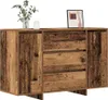 vidaXL Sideboard mit Schubladen Altholz 120 x 41 x 75 cm Produktbild-Vorschau 3