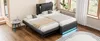 Letto imbottito 90x200 cm con letto estraibile regolabile Anteprima dell’immagine prodotto 18