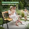 Akord Gartenbank Mirt Braun / Naturholz 125X52X73 Cm Produktbild-Vorschau 7