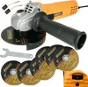 Szlifierka KĄTOWA Riwall Diax Kątówka 125MM 6x TARCZA Pro Podgląd zdjęcia produktu 1