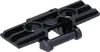A black LEGO Technic connector piece is shown against a white background. Náhled obrázku produktu