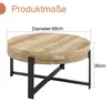 STILVORA Okrúhly konferenčný stolík 68 cm v Náhľad obrázku produktu 7