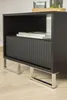 Möbelbein Silber-Chrom, 90 mm hoch, 200 mm lang, elegantes Produktbild-Vorschau 9