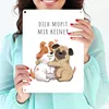 Mops Metallschild in 15x20 cm mit Spruch Dich mopst mir Produktbild-Vorschau 3