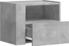 vidaXL Wand-Nachttisch Betongrau 45x30x35 cm Produktbild-Vorschau 7